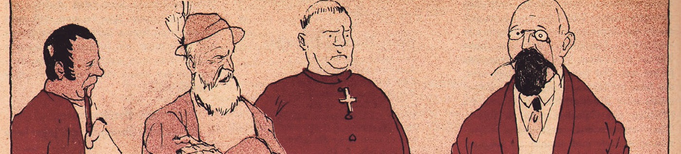 Karl Renner: Karikatur im „Nebelspalter“