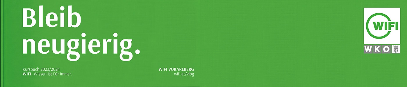 Im neuen WIFI-Kursbuch finden Weiterbildungsinteressierte rund 1800 Kursangebote.