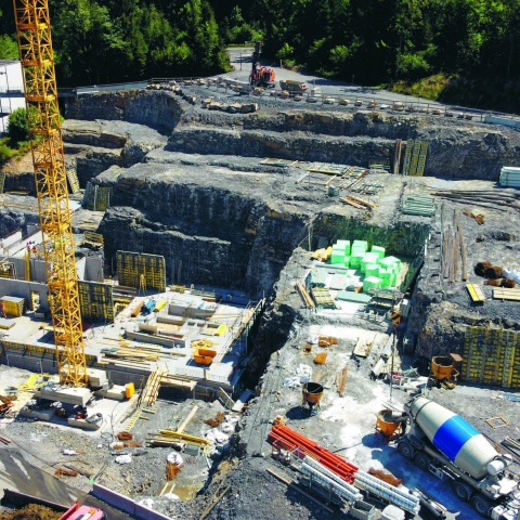 Neubau Erwachsenenpsychiatrie Landeskrankenhaus Rankweil © Mathis Fotografie