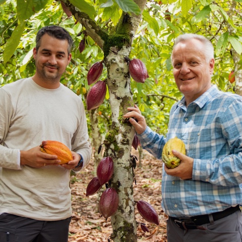 Gunz-Geschäftsführer Michael Temel und sein Schwiegervater Werner Gunz.