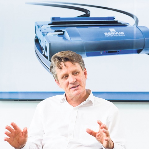 Christian Beer Inhaber und Geschäftsführer der Heron Gruppe, sagt im Interview: „Ich behaupte, dass uns in Vorarlberg in den nächsten Jahren zehntausend Software- und IT-Leute fehlen werden. Das ist ein großes Problem.“<br><br>Foto: CR walser