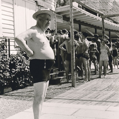 Das ist personifizierte Badekultur, sowohl von früher als auch heute. <br><br> Fotos: Stadtarchiv Bregenz, Beigestellt