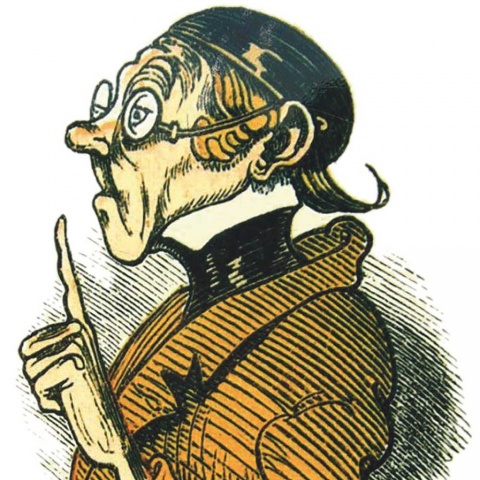 Aus Wilhelm Buschs „Max und Moritz“, Lehrer Lämpel: „Also lautet ein Beschluss: Dass der Mensch was lernen muss.“