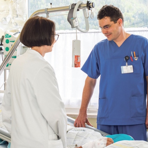 Akutneurologie und Stroke Unit<br>Fotos: Karin Nussbaumer, Christina Rheinberger