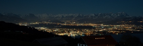 Das Rheintal von Norden, von Eichenberg-Lutzenreute aus, aufgenommen. <br><br>UMG Grabher