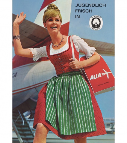 Das waren noch Zeiten: Plakat des Dornbirner Textilunternehmens Franz M. Rhomberg.