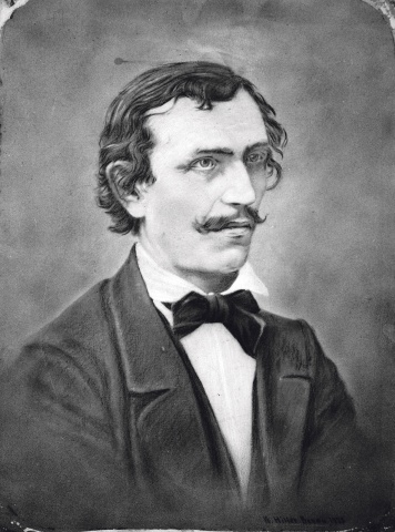 Franz Michael Felder, 1839 – 1869, wurde politisch missbraucht und fiel nach dem Krieg aus dem regionalen literarischen Kanon. ©Vorarlberger Landesbibliothek/Sammlung Helmut Klapper
