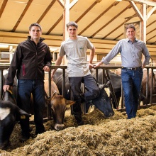 Daniel Allgäuer und seine Söhne Sebastian und Florian: „Marktwirtschaftliche Gesichtspunkte.“