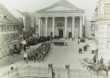 © Stadtarchiv Dornbirn Der Marktplatz vor 100 Jahren – aufgenommen im Jahr 1915. (3)