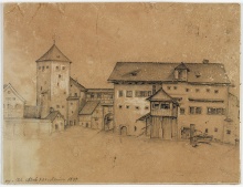 © Stadtarchiv Bregenz Grafenburg in der Oberstadt