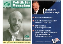 © Österreichische Nationalbibliothek Änderungen und Negativität Politik für die Menschen will Kaspanaze Simma 1994 machen, Hubert Gorbach fordert 1999 „lebenslang für Dealer“.