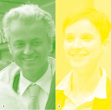 l: © Wouter Engler, r: © Olaf Kosinsky 3) Geert Wilders Partei für die Freiheit | 4) Frauke Petry Alternative für Deutschland (AfD)