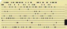 In den 1960er-Jahren war die Lochkarte das einzige Dateneingabe- und Speichermedium.